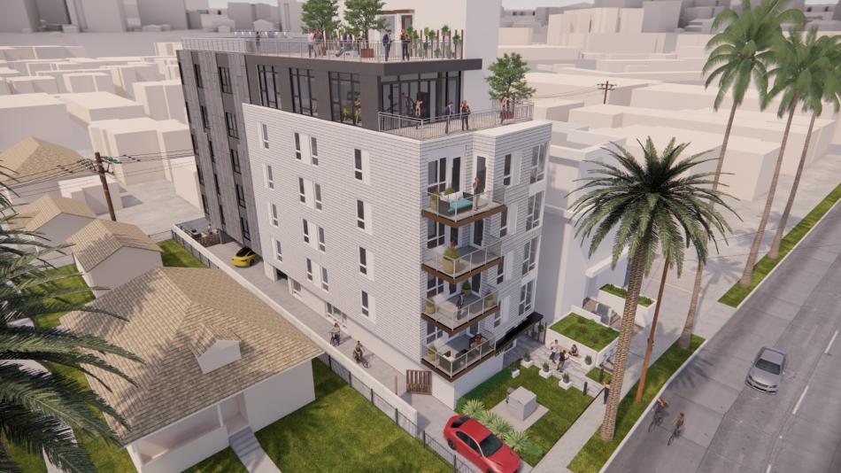 Eight apartments proposed at 1136 W 36th Place in Exposition Park